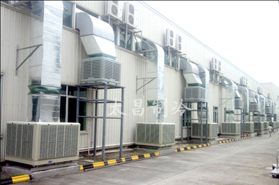 玩具工廠車間節(jié)能環(huán)保空調(diào)安裝工程案例